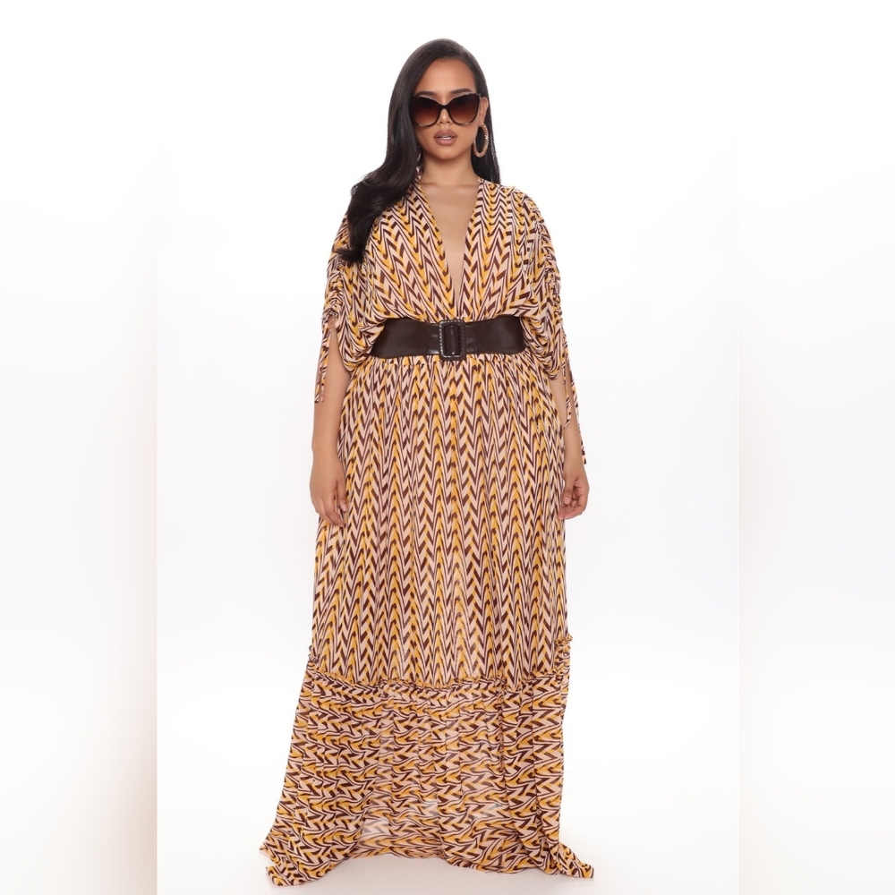 Pattern Maxi Dress